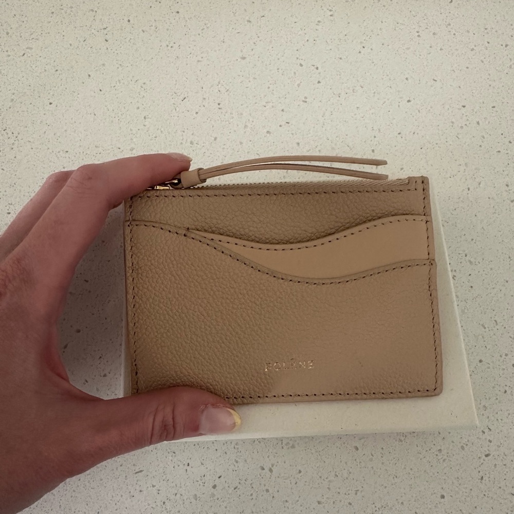Polene Tan Key & Card Holder
